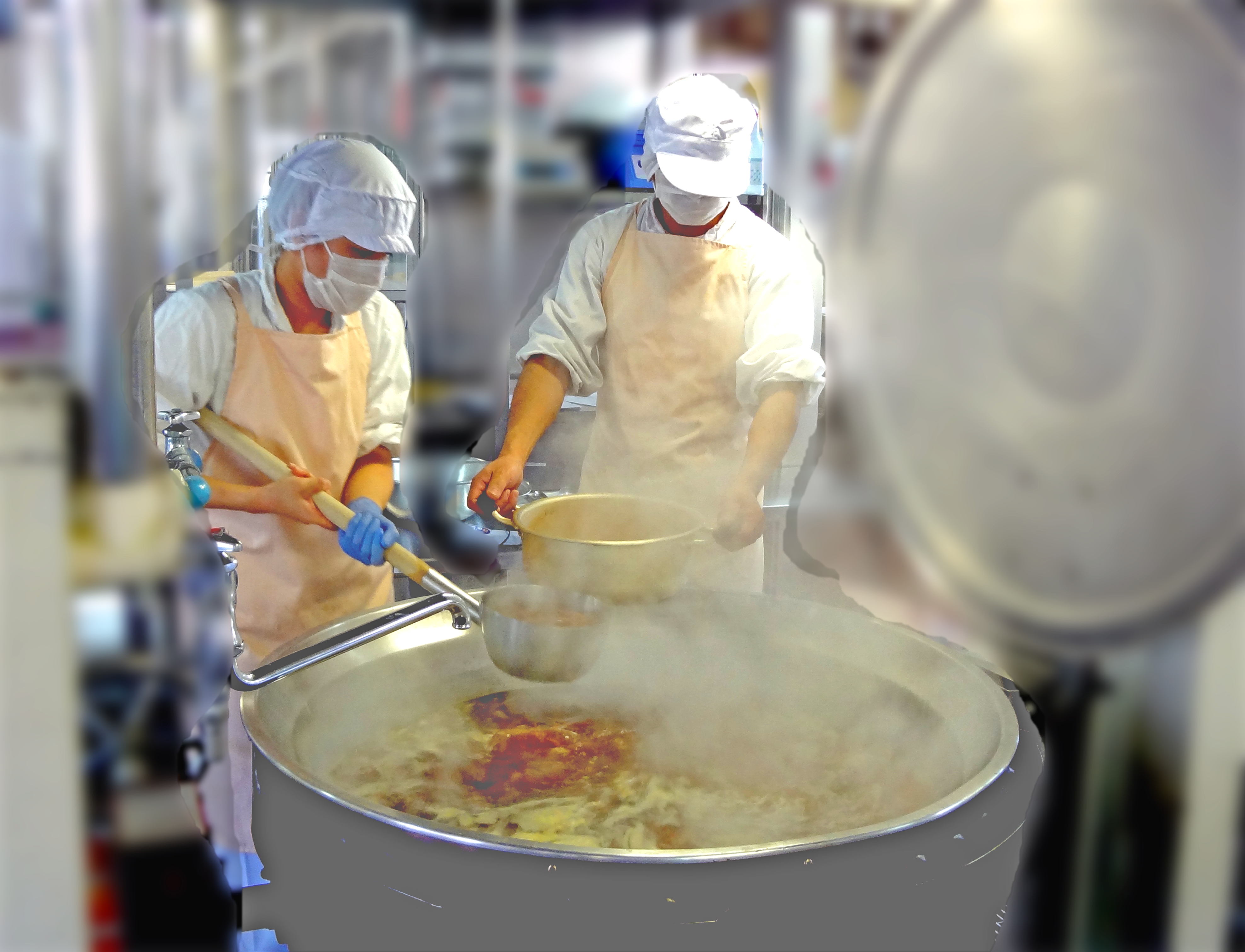 集団給食調理が未経験の方でも丁寧に指導いたします！